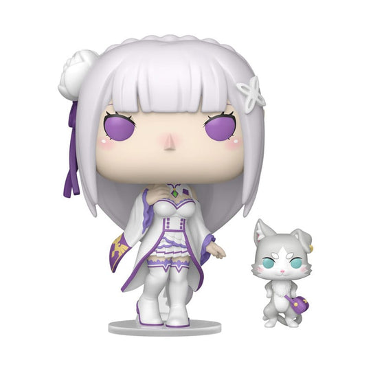 Re:Zero POP!&Buddy Animation Vinyl Figures Emilia w/Puck