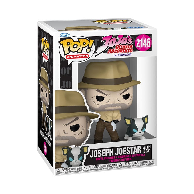 JoJo´s Bizarre Adventure POP!&Buddy Animation Vinyl Figures Joseph & Iggy 9 cm
