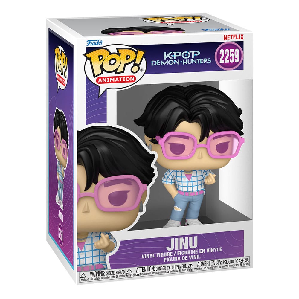 KPop Demon Hunters POP! Animation Vinyl Figures Jinu w/Chase 9 cm