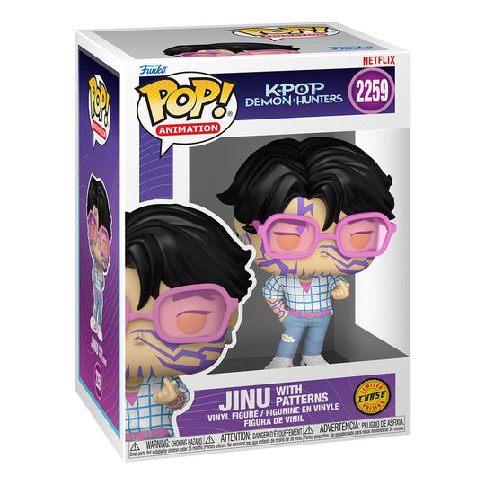 KPop Demon Hunters POP! Animation Vinyl Figures Jinu w/Chase 9 cm
