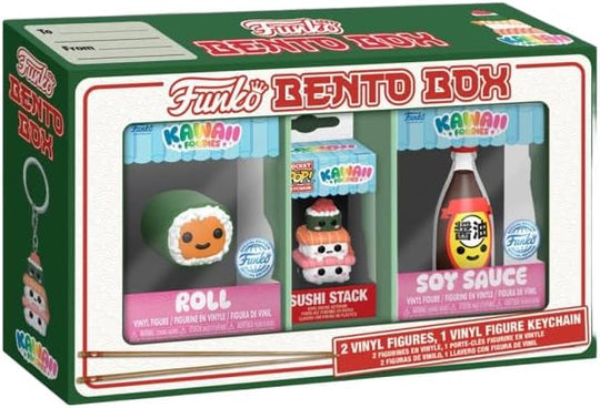 Kawaii Foodies POP! Bento Box - Roll, Sushi Stack & Soy sauce Mix Figure