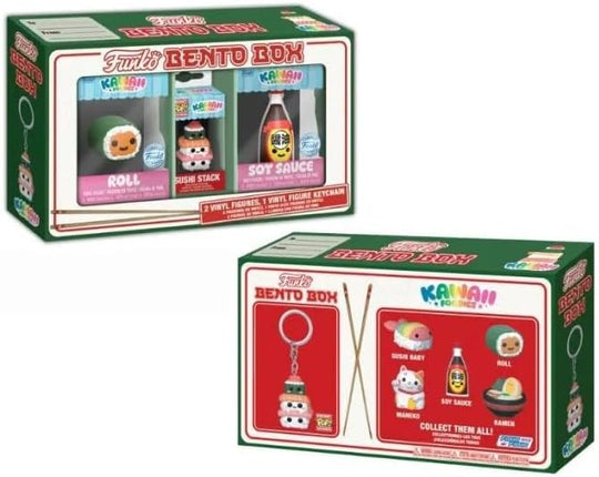 Kawaii Foodies POP! Bento Box - Roll, Sushi Stack & Soy sauce Mix Figure