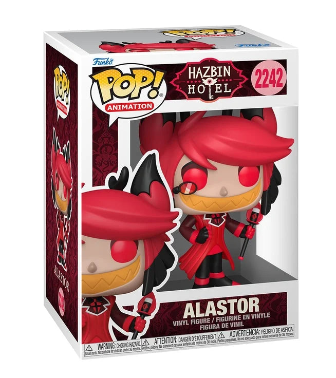 Hazbin Hotel POP! Animation Vinyl Figure Alastor 9 cm