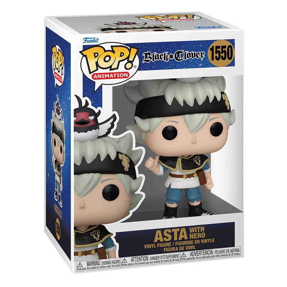 Black Clover POP! Animation Vinyl Figure Asta w/ Nero 9 cm