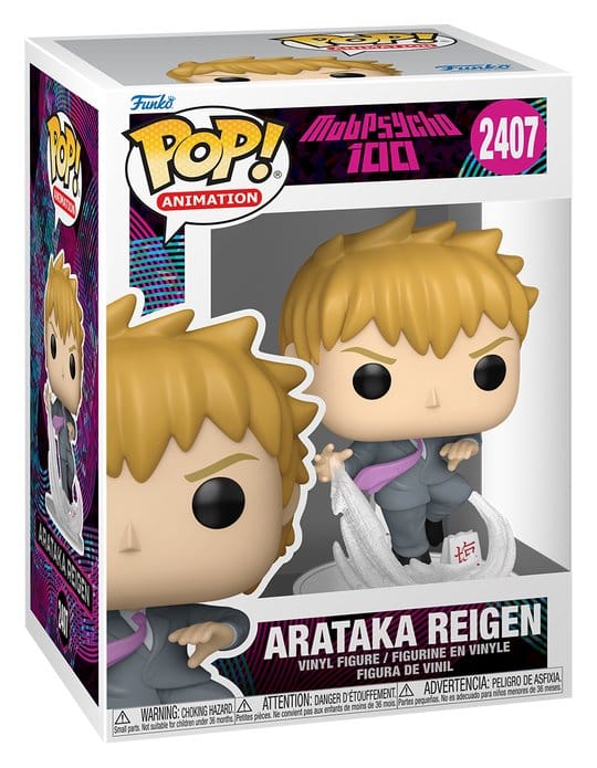 Mob Psycho 100 POP! Animation Vinyl Figure Arataka Reigen 9 cm