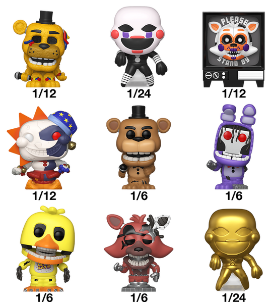 Five Nights at Freddy's Bitty POP! Vinyl Figures 2 cm