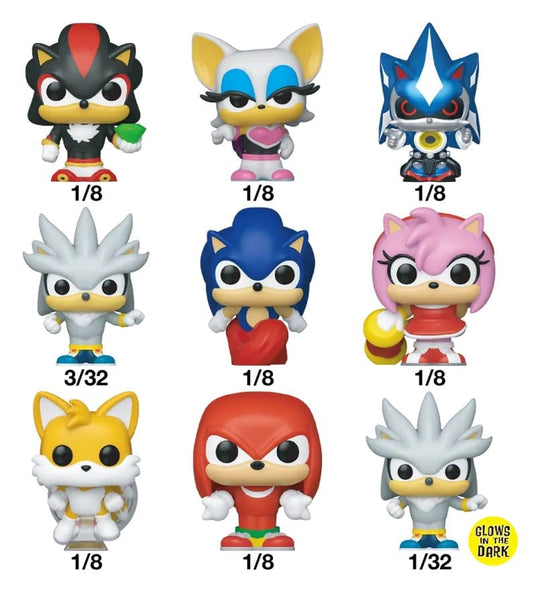 Sonic the Hedgehog Bitty POP! Vinyl Figures 2 cm