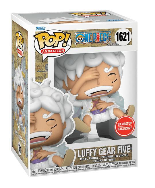 One Piece POP! Animation Vinyl Figure Luffy Gear Five (Laughing) Exclusive 9 cm