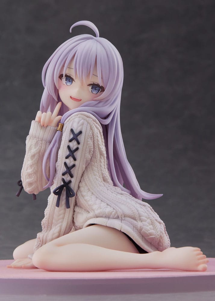 Wandering Witch: The Journey of Elaina PVC Statue 1/7 Elaina Knit One-piece Dress Ver. 15 cm