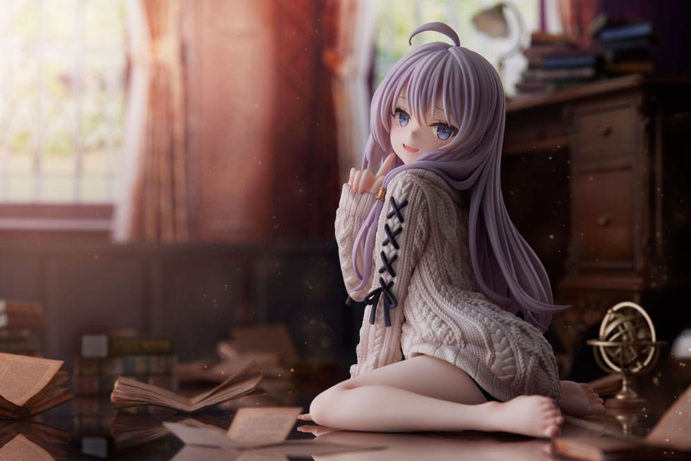 Wandering Witch: The Journey of Elaina PVC Statue 1/7 Elaina Knit One-piece Dress Ver. 15 cm