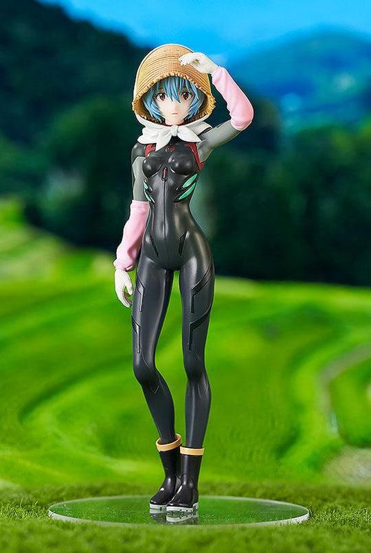 Rebuild of Evangelion Pop Up Parade PVC Statue Rei Ayanami Tentative Name Farming Ver. 17 cm