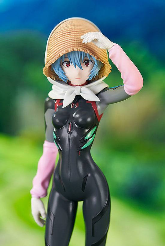 Rebuild of Evangelion Pop Up Parade PVC Statue Rei Ayanami Tentative Name Farming Ver. 17 cm