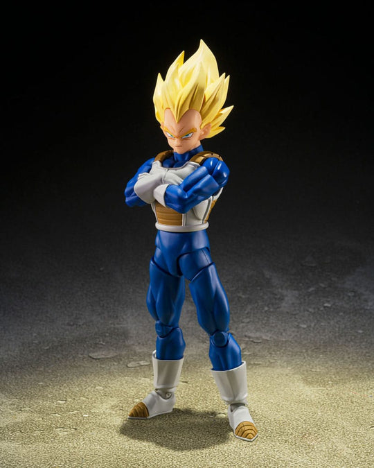Dragon Ball Z S.H.Figuarts Action Figure Super Saiyan Vegeta (Dangerous Pride) 14 cm