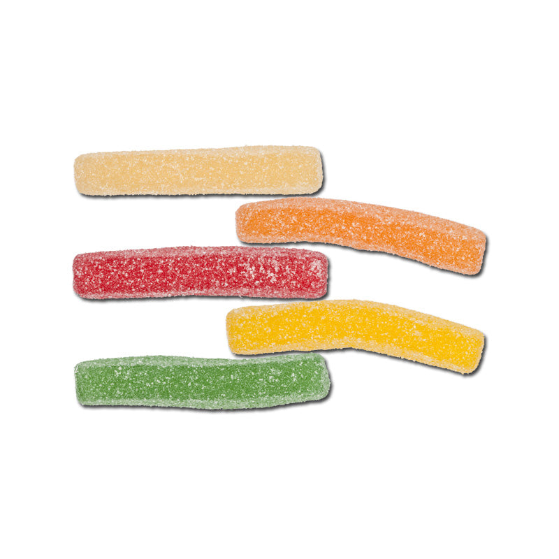 Haribo fries sour, fruit gummies 100g