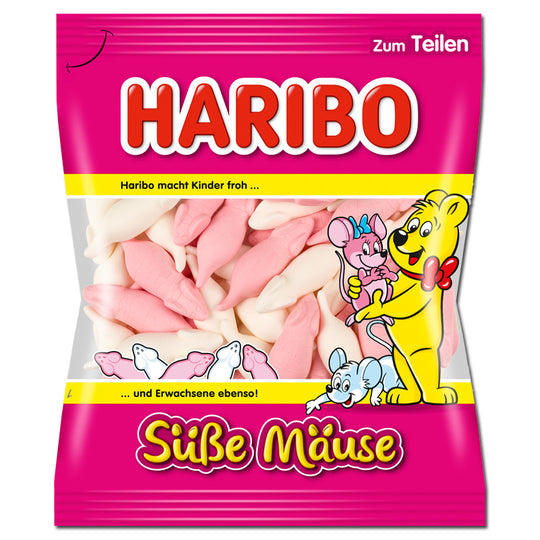 Haribo sweet mice, foam sugar 175g