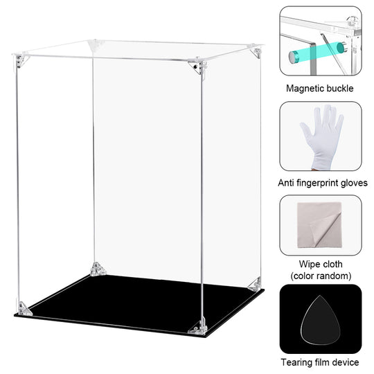 Acrylic Display Box Front-Open for Collectibles Action Figures Toys 25*25*30cm