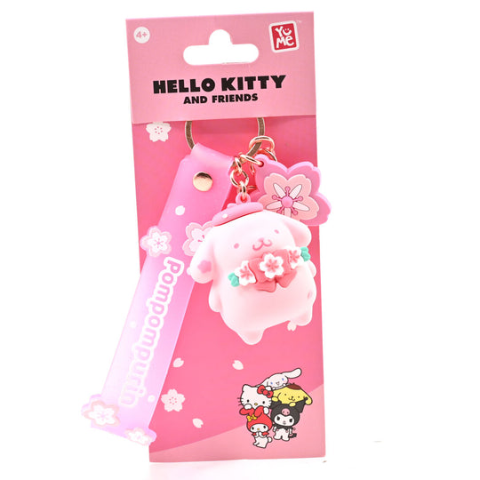 Hello Kitty Sanrio Sakura assorted keychain (Pompompurin)