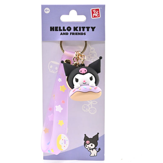 Hello Kitty donut Kuromi Keychain