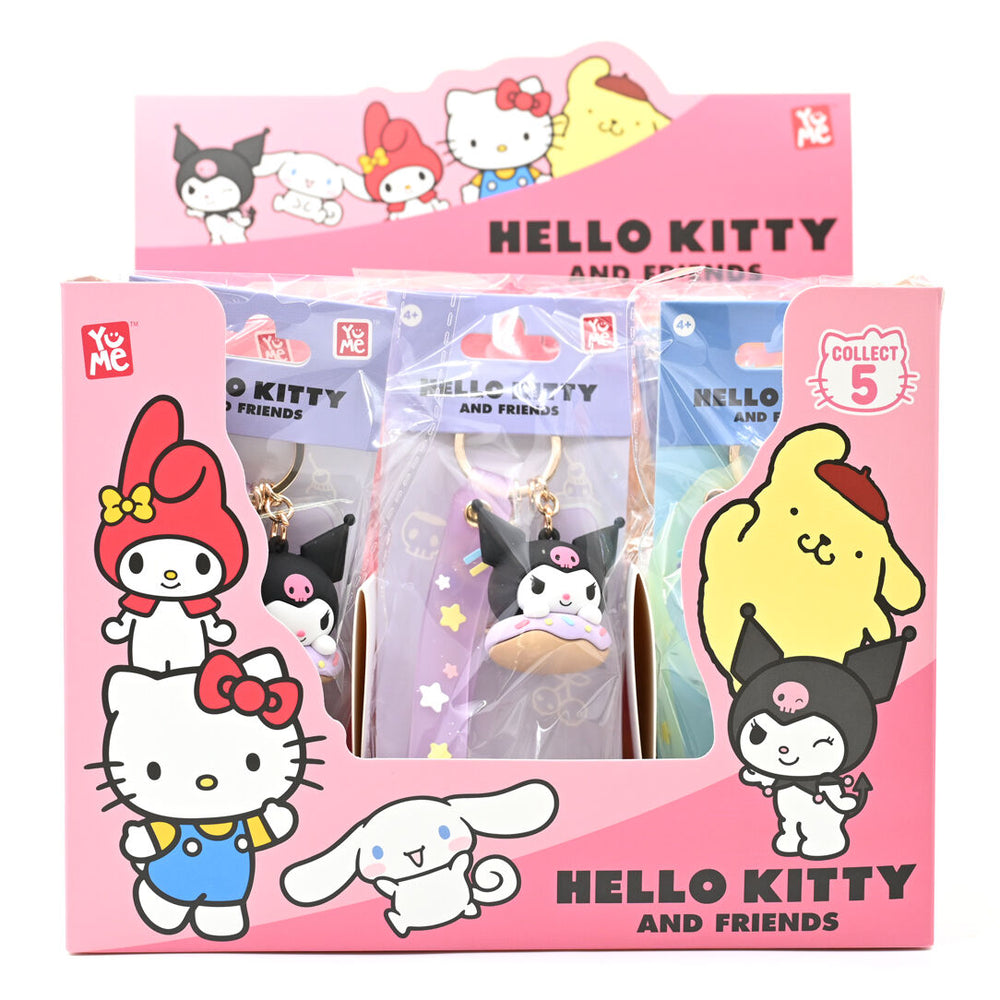 Hello Kitty donut Kuromi Keychain