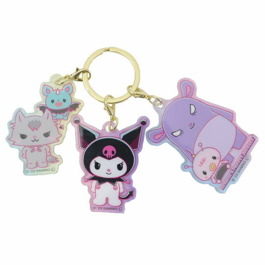 Kuromi 3 Charm Keychain KUROMI'S PRETTY JOURNEY Friends