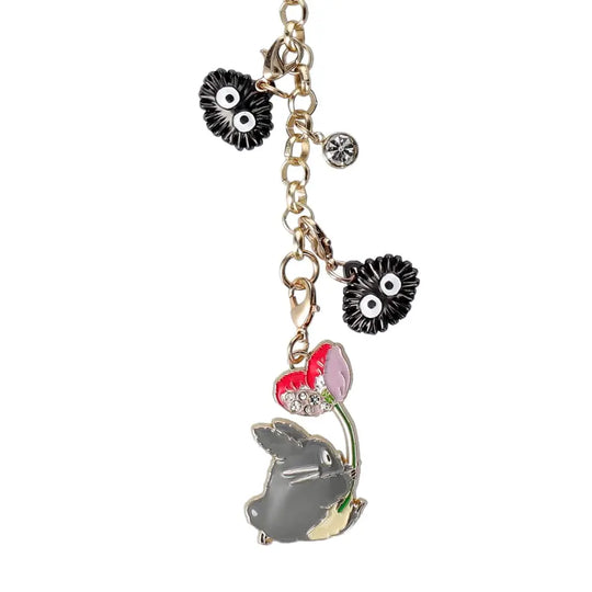 My Neighbor Totoro - Charm Chain Large Totoro & Flower