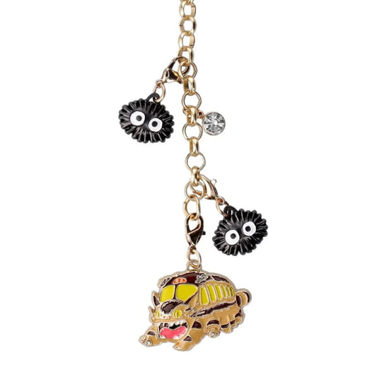 My Neighbor Totoro - Charm Chain Catbus & Soot Sprites