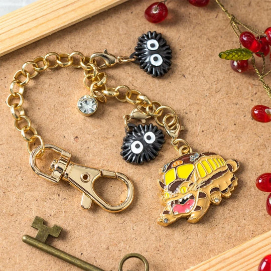 My Neighbor Totoro - Charm Chain Catbus & Soot Sprites
