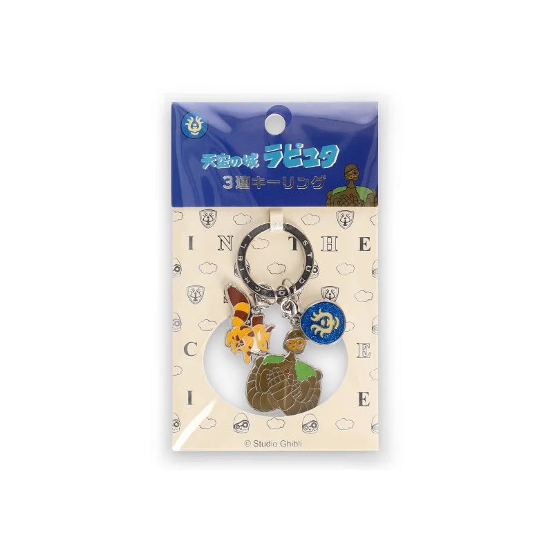 Castle in the Sky - 3 pieces Key Ring Robot Soldier