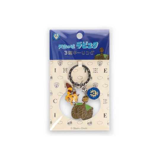 Castle in the Sky - 3 pieces Key Ring Robot Soldier