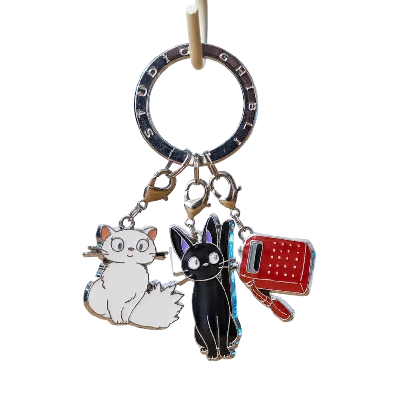 Kiki's Delivery Service - Metal Key Holder Kiki & Lily & Telephone