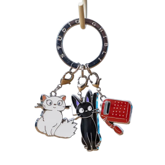 Kiki's Delivery Service - Metal Key Holder Kiki & Lily & Telephone
