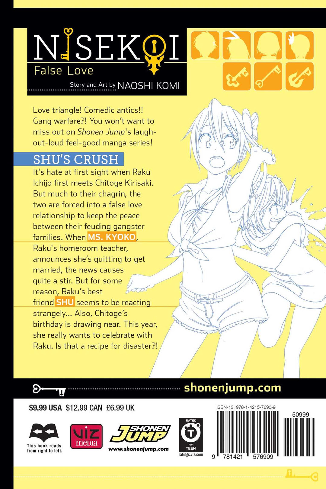 Nisekoi: False Love, Vol. 10