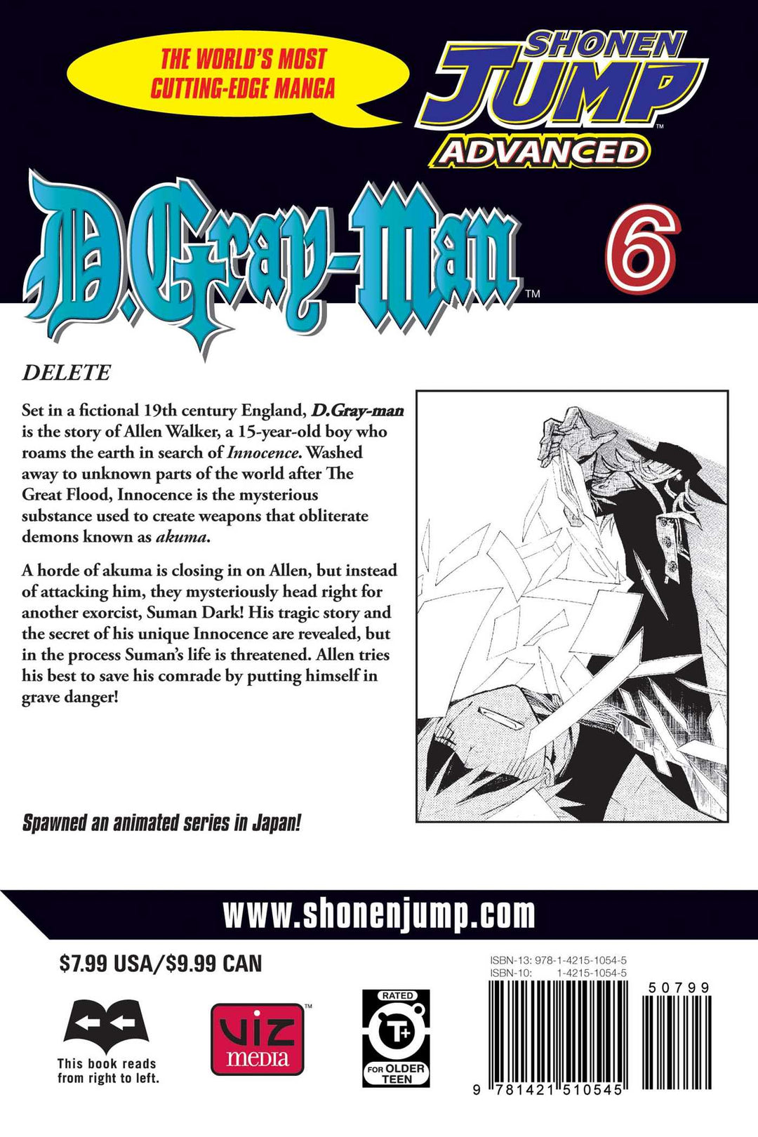 D.Gray-man, Vol. 6