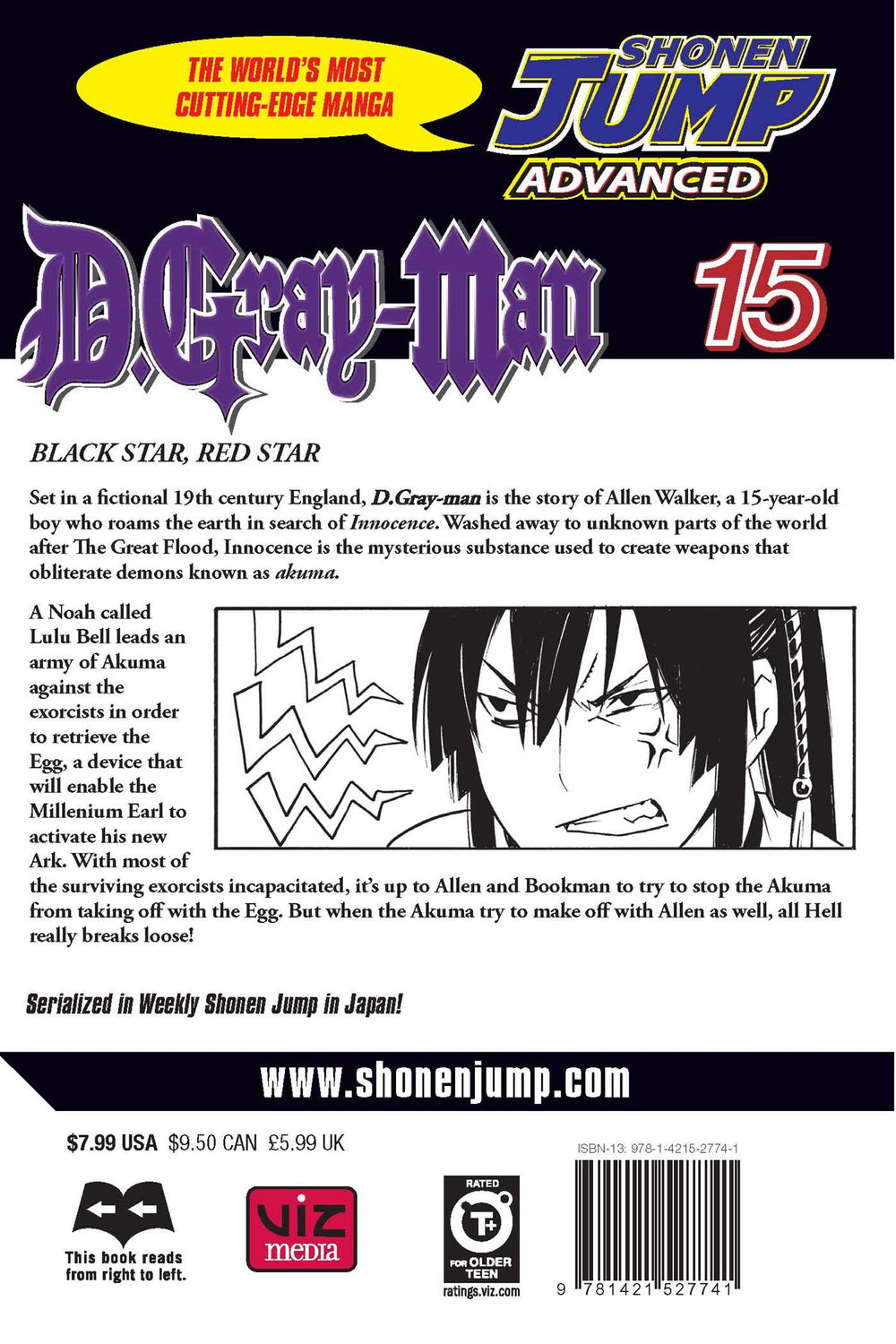 D.Gray-man, Vol. 15