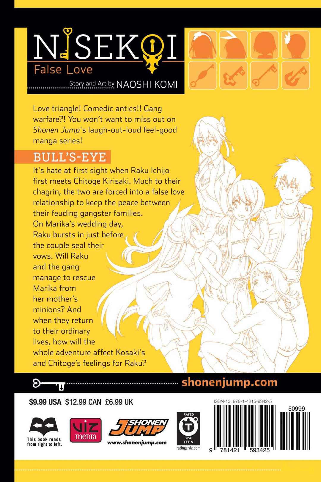 Nisekoi: False Love, Vol. 22