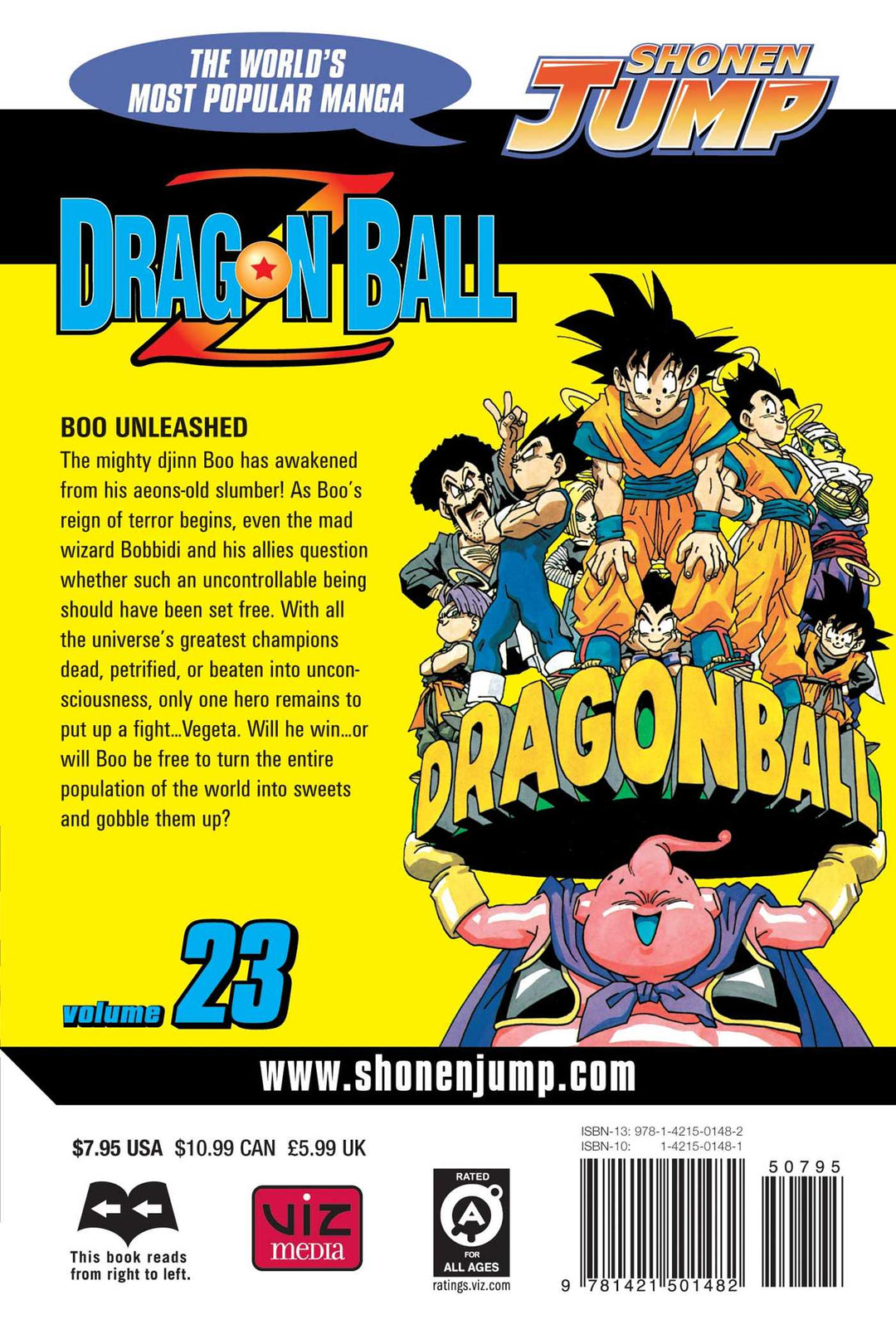 Dragon Ball Z, 23 tomas