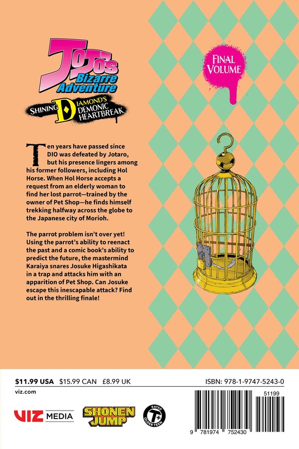 JoJo's Bizarre Adventure: Shining Diamond's Demonic Heartbreak, Vol. 3