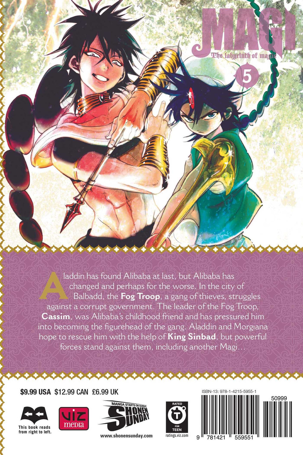 Magi: Võlu labürint, Vol. 5