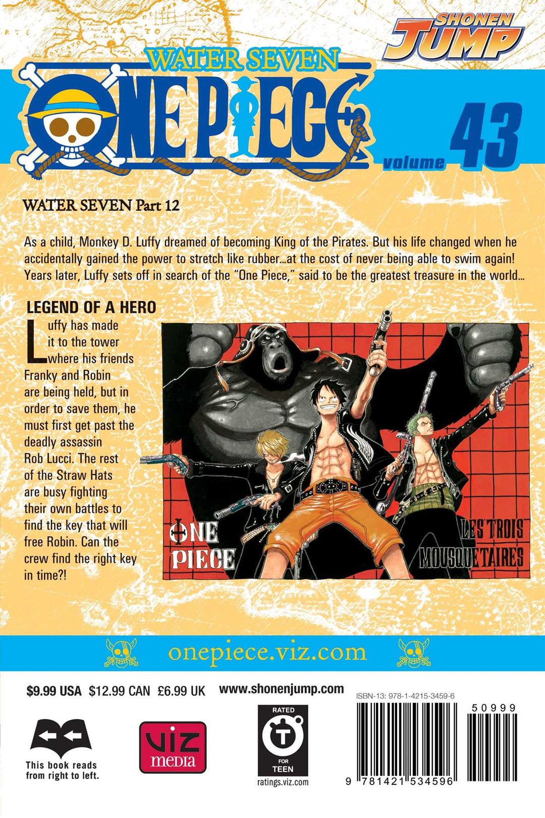 One Piece, 43 tomas
