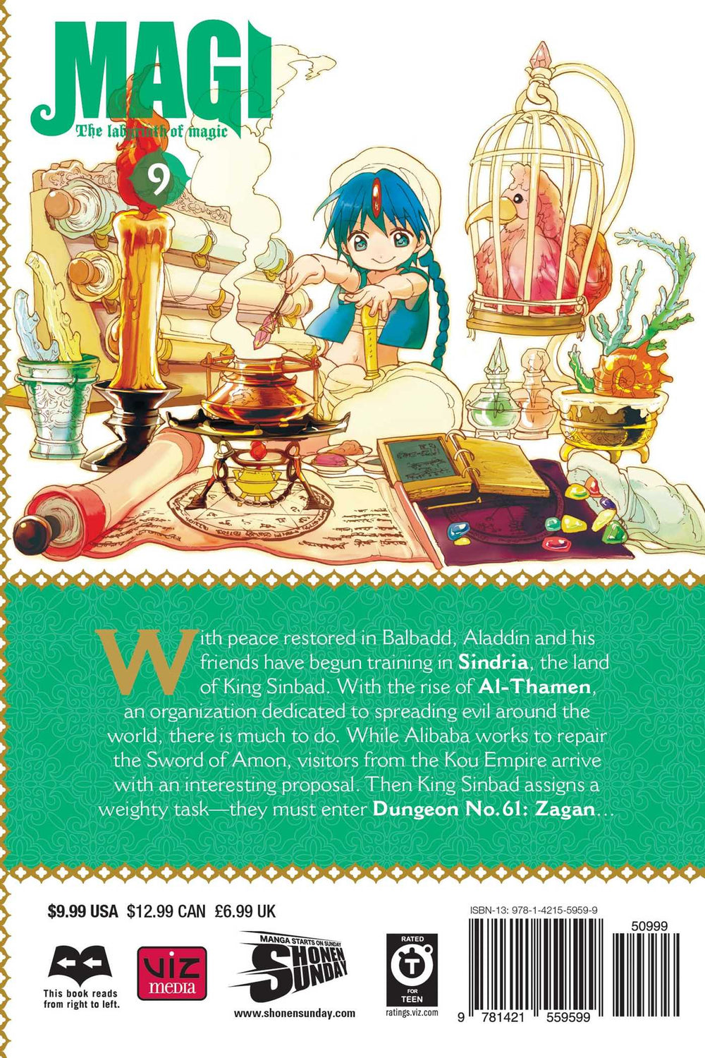 Magi: The Labyrinth of Magic, Vol. 9