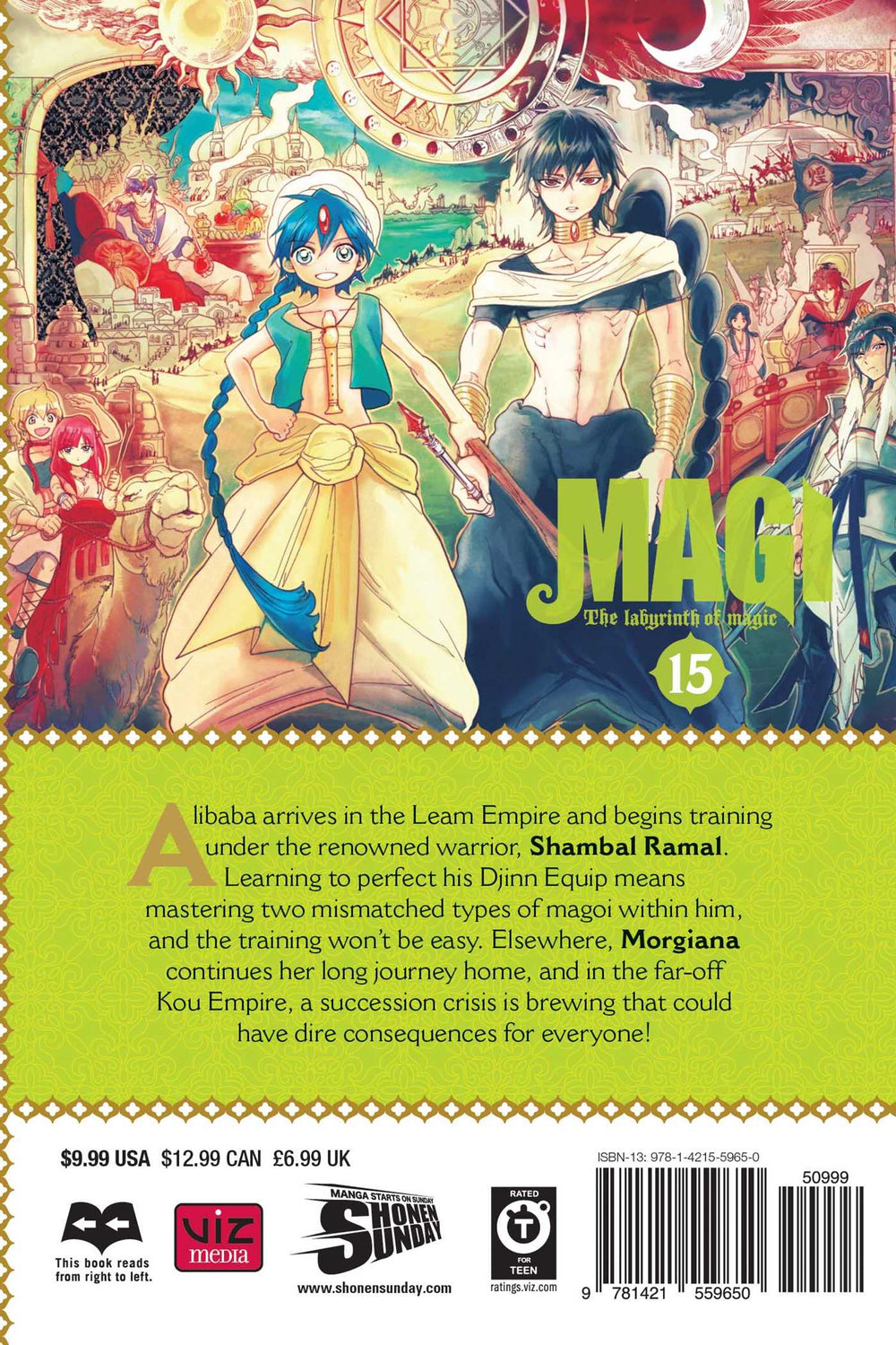 Magi: The Labyrinth of Magic, Vol. 15