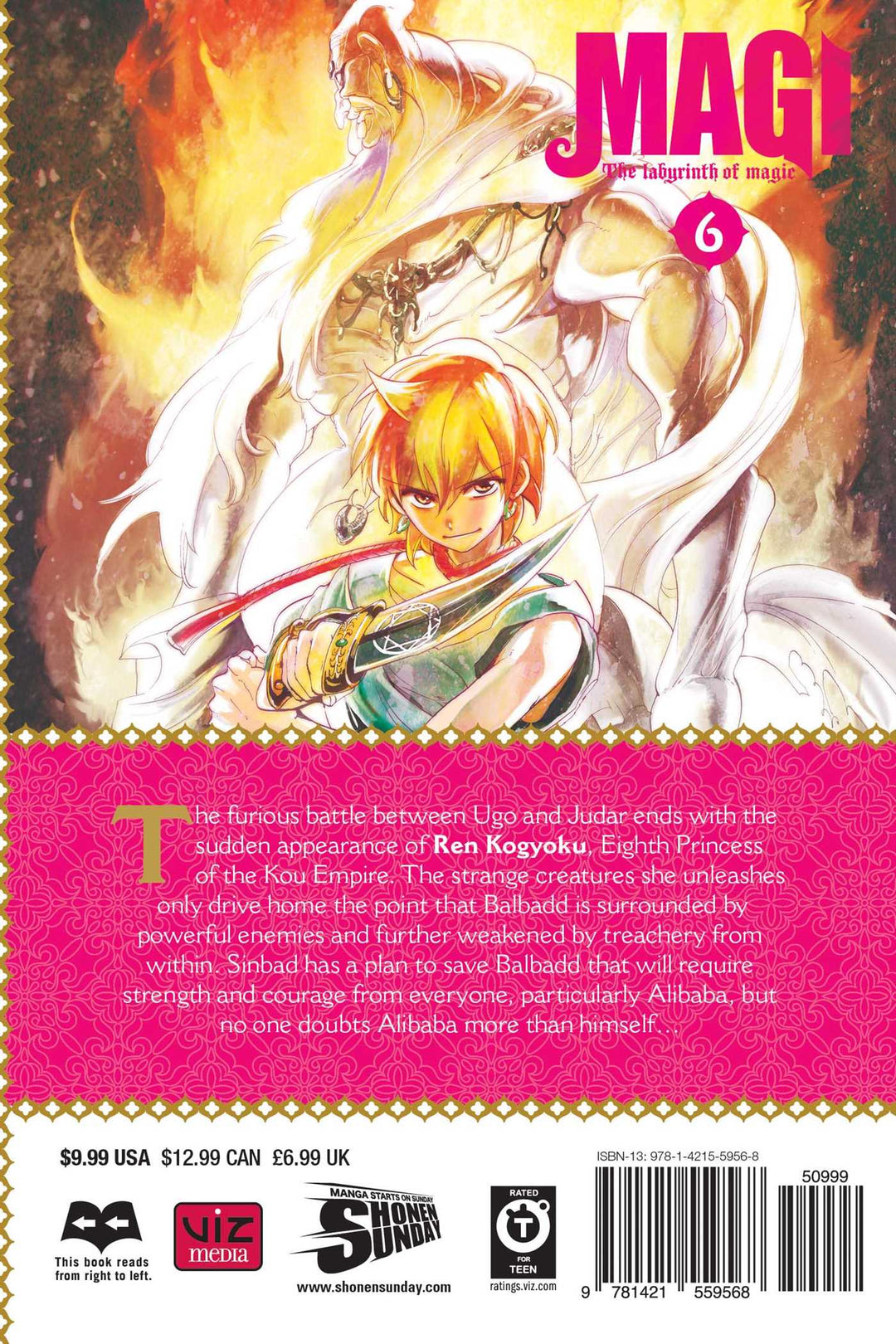 Magi: The Labyrinth of Magic, Vol. 6
