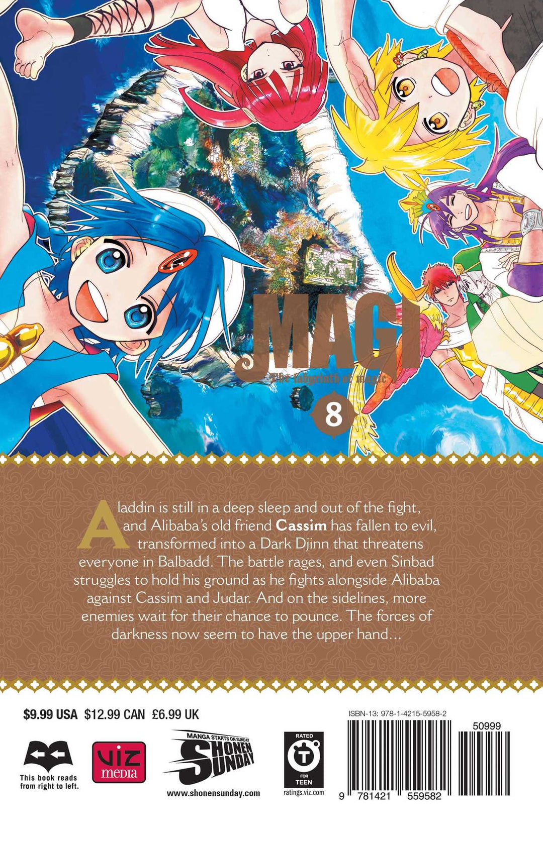 Magi: The Labyrinth of Magic, Vol. 8