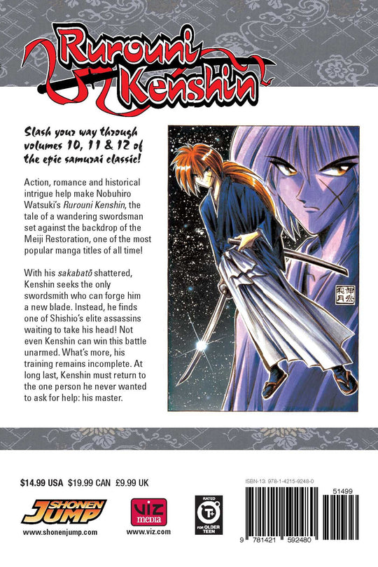 Rurouni Kenshin (3-in-1 Edition), Vol. 4