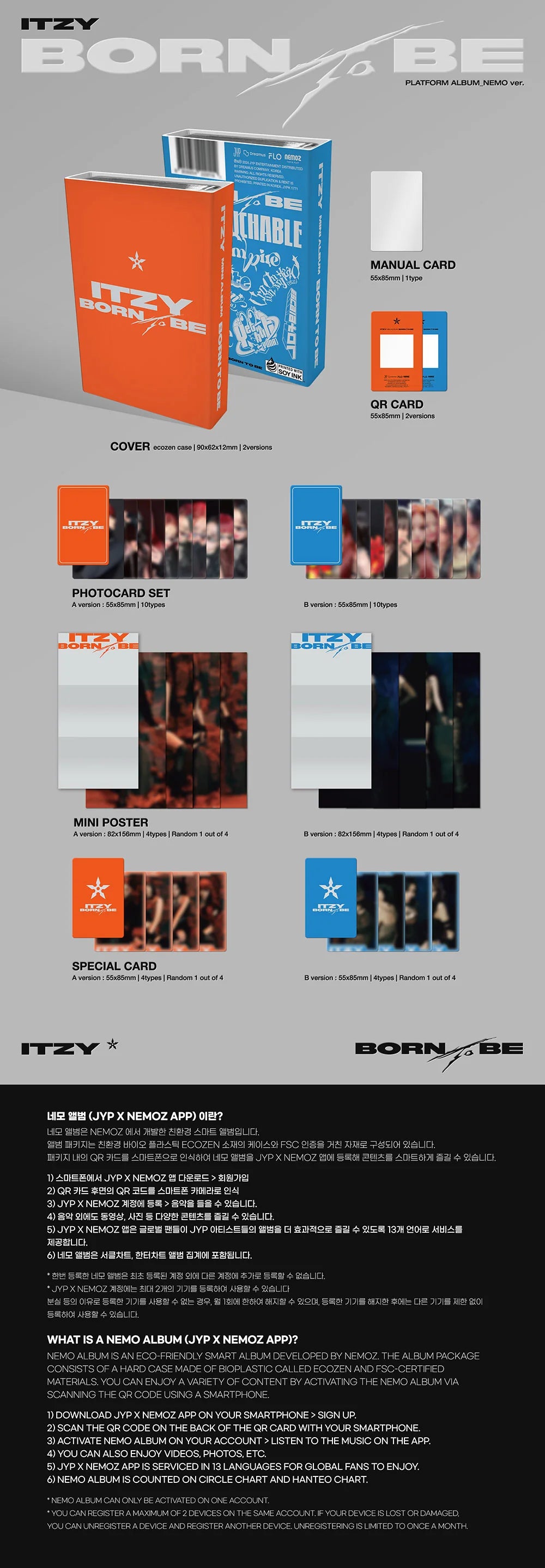 ITZY - [BORN TO BE] PLATFORM ALBUM_NEMO Ver.