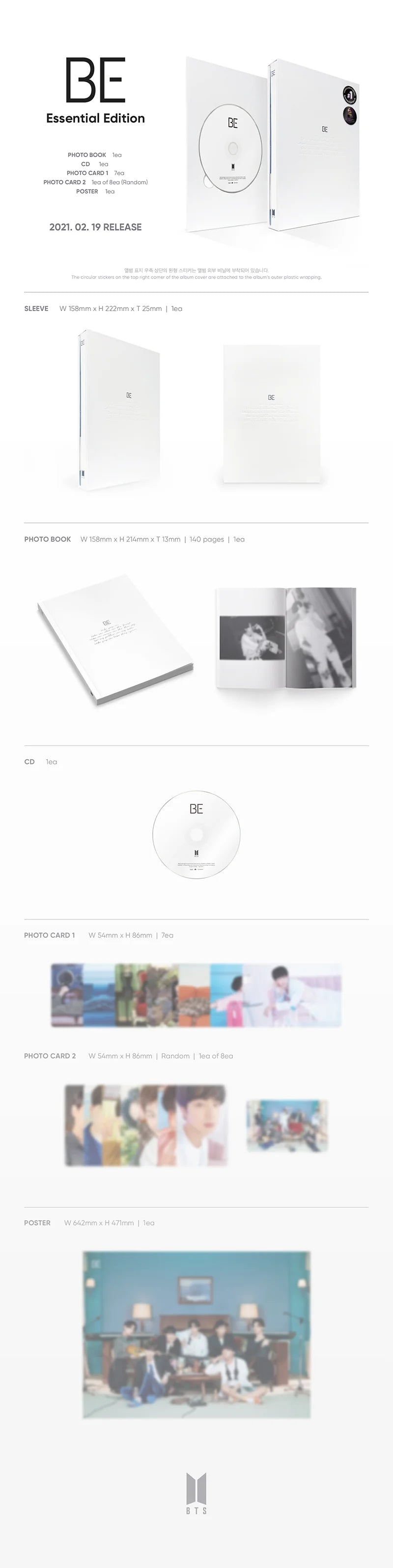 BTS - BE [ESSENTIAL EDITION]