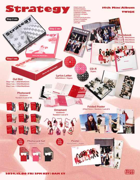 TWICE - 14th Mini Album [STRATEGY] Standard Ver.