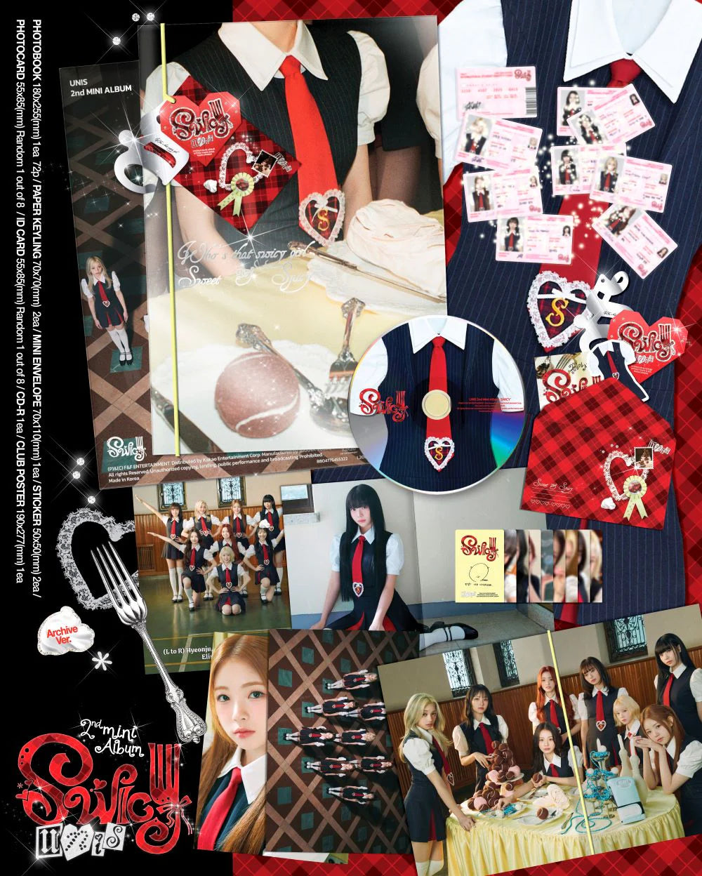 UNIS - 2-й мини-альбом [SWICY] Archive Ver.