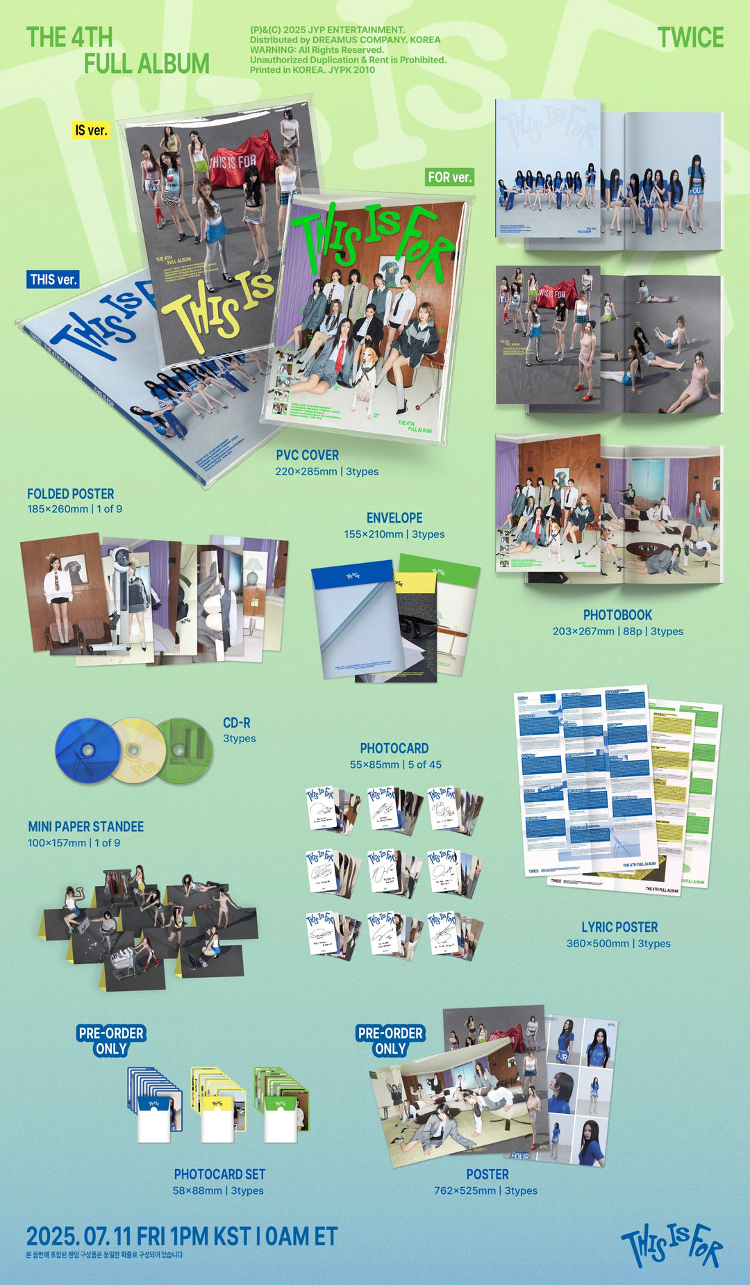 TWICE - 4th Full Album [THIS IS FOR] Standard Ver.