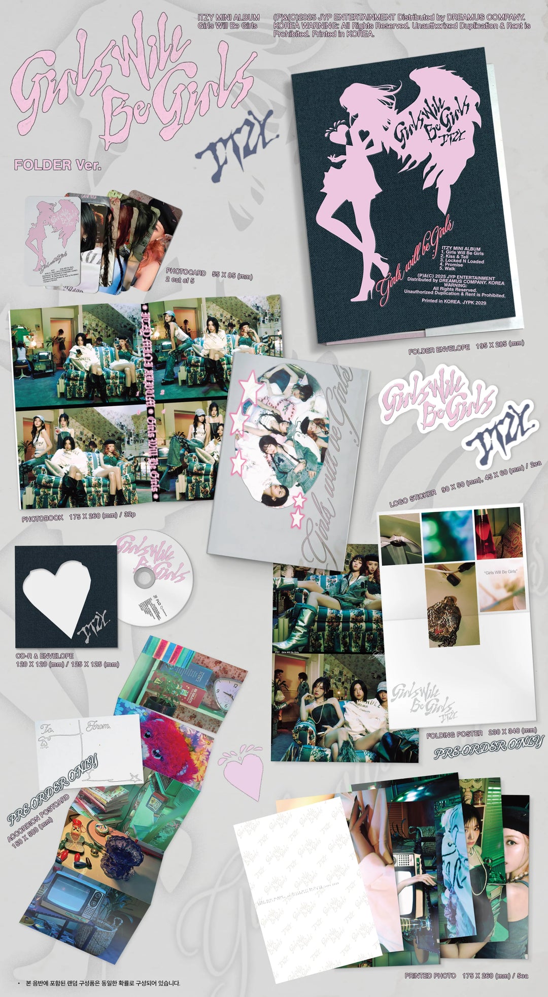 ITZY - [Girls Will Be Girls] Folder Ver.
